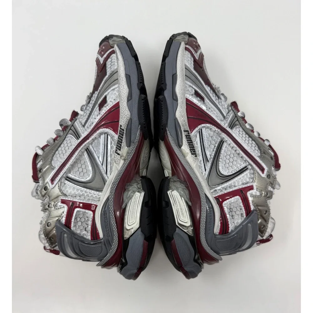 Balenciaga Runner Sneaker Burgandy Size 5 US 35 EU - Picture 3 of 10